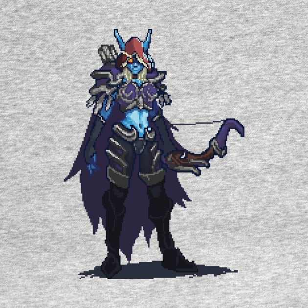 Pixel Sylvanas Windrunner by Cptninja